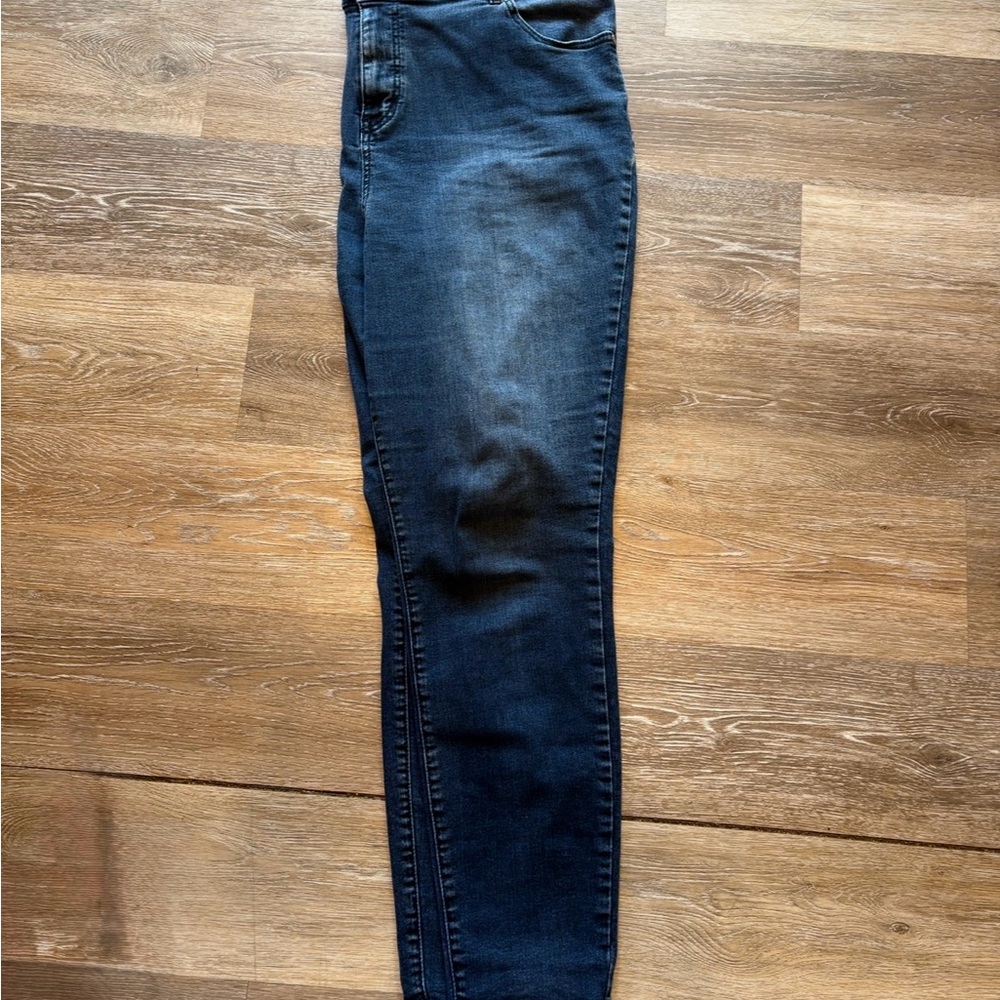 Eloquii Olivia Sculpting Skinny Jean High Waist Dark Wash Stretch Denim 20 - Picture 11 of 14